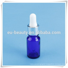 10 ml cobalt bottle with aluminum dropper